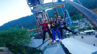 India&rsquo;s Highest Giant Swing 😱🔥 | 100% Real Adventure | Rishikesh Thrill Experience 😱🔥#shorts #viral 