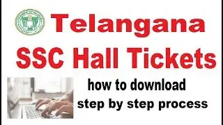 SSC HALL TICKET DOWNLOAD 2019 | Telangana SSC 2019 hall tickets released