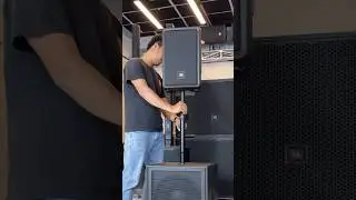 Setting Up JBL IRX108BT Speakers with IRX115S Subwoofer #jbl #bluetoothspeaker #shorts #youtube