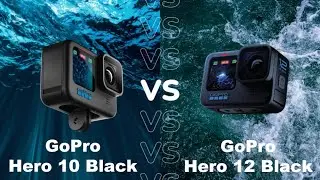 GoPro Hero 10 Black VS GoPro Hero 12 Black HDR ON