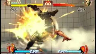 SF4 : GUILE focus dash cancel to ultra (charge)