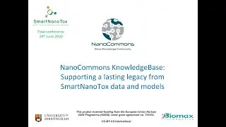 Iseult Lynch: SmartNanoTox International Conference Session 4 &ldquo;Databases/Data management&rdquo;.