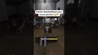 pastor stackswopo tripping on church 😭 #gta #fivem #gtarp #funny #shorts #trolling