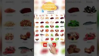 В каких продуктах содержатся ВИТАМИНЫ ГРУППЫ В #shorts #витамины #женщинам