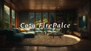 Night Rain & Tea Lounge Jazz 🌧️ Calm Background Music for Sleep and Stress Relief