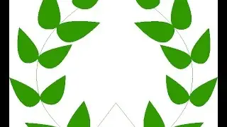 Drawing of Leaf branch using coreldraw , coreldrawtips