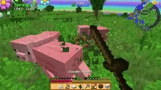 Farming Valley #3 Minecraft - Finally Summoning The Harvest Godess!