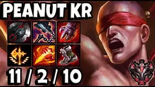 Peanut LEE SIN vs OLAF [ Jungle ] Patch 11.13 Ranked Korea ✅