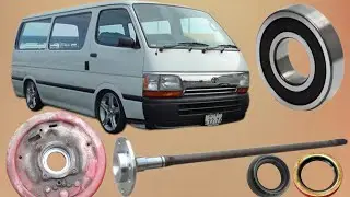 Toyota Hiace Rear Axle Seal leaking/Rear wheel bearing