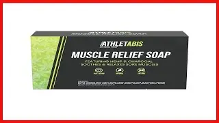 Great product -  Hemp Soap Bar for Muscle Relief &ndash; Charcoal & Hemp Seed Oil Natural Soap for Men & W