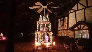 Yard German Christmas Pyramid