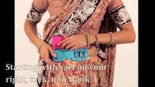 Saree Demo:  Quick, Easy and Graceful South Indian (Ulta Pallu) Style Sari - Saree