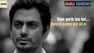 Nawazuddin Siddiqui | Shayari Status | A4U Radio | Ring Tunes |