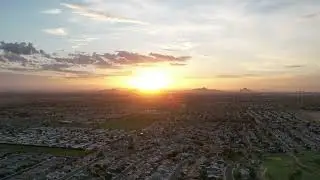 Phoenix, AZ | sunrise | time-lapse | drone video