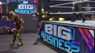 Mercedes Mon&eacute; Makes Her AEW Big Business Debut March 13, 2024 WWE 2K24