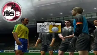 Gameplay ISS 3 - PS2 - BRASIL Vs. ALEMANIA - INTERNATIONAL SUPERSTAR SOCCER 3