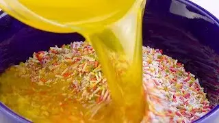 ¡Receta de cheesecake de arcoíris que da para 2 pasteles enteros!