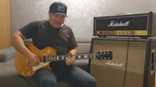 Marshall JCM800 2203 Drive channel, 1960AX, Gibson Les Paul Tribute 2017