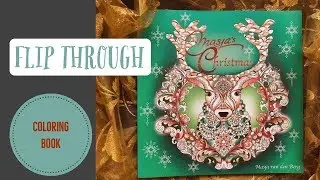 Flip Through - MASJA'S CHRISTMAS - Coloring Book by Masja van den Berg