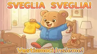 CANZONE per VESTIRSI da soli!👕Orsetto Teddy Insegna a Mettere Maglione e Scarpe (Autonomia Bambini)🎶