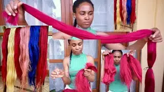How To Prepare Extension for Box Braids | Come si Preparano Le Extension per Treccine