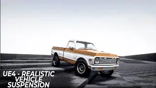 Realistic Vehicle and Suspension Test - Unreal Engine 4 - Prototype