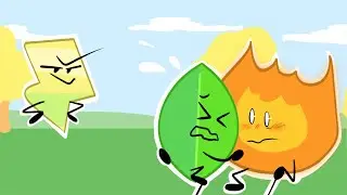 Firey KILLS Leafy?! (Battle For Dream Island Comic Dub)