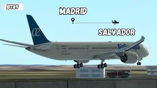 Infinite Flight | Air Europa B787-9 | Madrid, Espanha (MAD) para Salvador, Brasil (SSA)