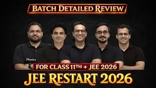 @PhysicsWallah IIT-JEE Restart 2026 Class 11th Batch Complete Details Review । PW coupon code।