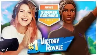 NO AMMO AND A DREAM! - SUMMER SKIRMISH WIN w/ Ghost Bizzle (Fortnite: Battle Royale) | KittyPlays