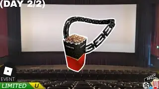 FREE LIMITED UGC | How to get Helios Popcorn Chain in Helios Cinema Tycoon on Roblox (DAY 2/2)