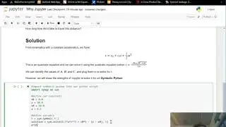 Video 0: Introduction - why jupyter
