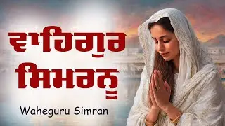 Waheguru Simran ~ ਵਾਹਿਗੁਰੂ ਸਿਮਰਨ ~ Waheguru Relaxing Music #wmk #waheguruji #waheguru #relaxing