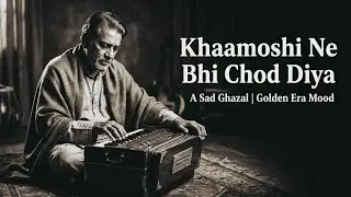 Khaamoshi Ne Bhi Chod Diya | Old Hindi Ghazal | Heart Touching 60s Vintage Mood
