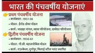 Economics : पंचवर्षीय योजना|Five year plans in india | Panchvarshya yojna in hindi | #fiveyearplans