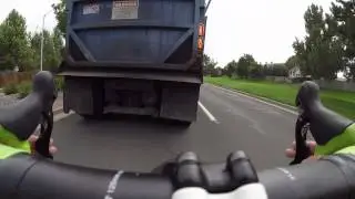 Drafting Behind a Dump Truck