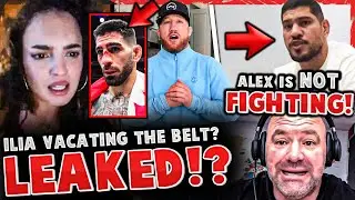 Nina Drama ACCIDENTALLY LEAKS Ilia Topuria VACATING TITLE? Alex Pereira NOT FIGHTING at White House!