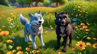 Two Little Wolves Wiggle and Wag | Fun Nursery Rhyme for Kids | Baby Songs and Preschool Learning