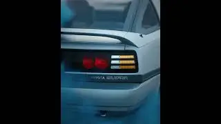 Toyota Supra Car animation Blender 3.0