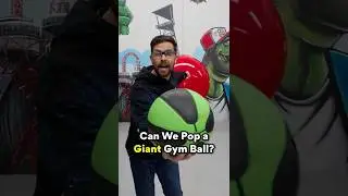 We Can't Believe THIS Popped Our Giant Gym Ball!