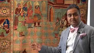 Lahore Jail Carpet | Mughal Courtroom Pictorial Masterpiece preserved by The Carpet Cellar