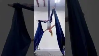 New Skill Progress #aerialsilk #aerial #aerialvideo #newskills #aerialdance #aerialart
