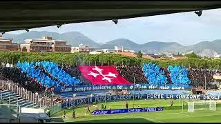 Pisa-Benevento: 1-0 la coreografia della Curva Nord