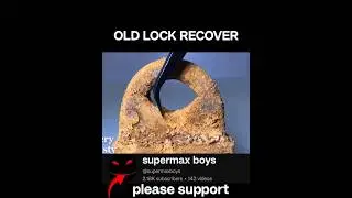 OLD LOCK REPAIR😱😱#restoration#lock