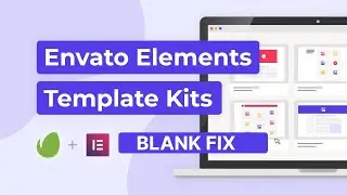 Envato Elements Template Not Showing Up? Blank Page Fix!