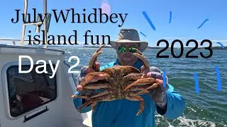 July whidbey island fun (Day 2 crab-ventures)