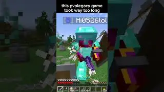 this pvplegacy game took way too long #minecraft #pvplegacy #memes #shorts