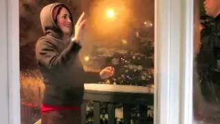 Blowing bubbles at -37° C