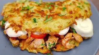 Leckeres Abendessen mit Kartoffeln und Hähnchenbrust!