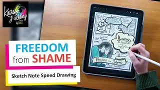 FREEDOM from SHAME - Bible Study Sermon Sketch Note Speed Drawing